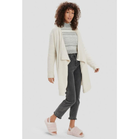 UGG Sweaters Ugg Phoebe Wrap Waterfall Flowy Fuzzy Soft Cardigan